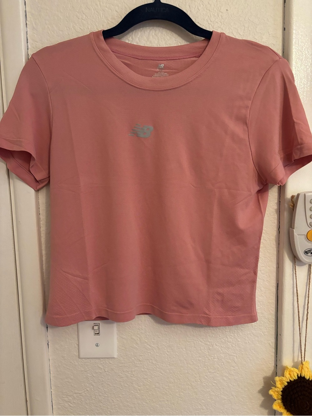 New Balance Women's Dusty Rose Short Sleeve Performance Tee